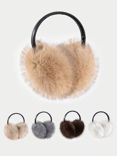 1pc Men's Plush Ear Warmer, Versatile And Fashionable Cold Weather Accessory