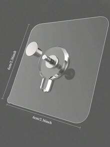 5/10/20/30Pcs Contemporary Wall Mount Utility Hooks - Easy Install, Strong Adhesive, No Drilling, Waterproof Plastic Hangers For Pictures, Frames, Posters, Clocks In Kitchen & Bathroom - 彩色 - 查看 2