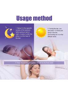 1pc Lavender Dream Sleep Mist - Relaxing Aromatherapy Room Spray - Portable, Essential Oil Infused, Home & Travel Fragrance Mist For Deeper Sleep & Tranquility (2 Assorted Scents)