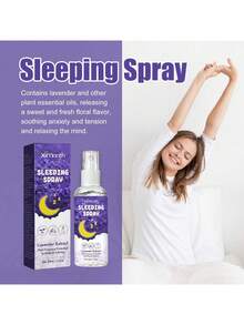 1pc Lavender Dream Sleep Mist - Relaxing Aromatherapy Room Spray - Portable, Essential Oil Infused, Home & Travel Fragrance Mist For Deeper Sleep & Tranquility (2 Assorted Scents)