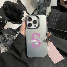 Customizable Matte Black Wedding Phone Case, Compatible With Apple XR, 11, 13, 14, 15 And 16 Pro Max. It Is Clear, Fashionable, Vibrant In Color, Cute, Minimalist, And Perfectly Matches Your Phone. It Is A Unique Personalized Gift For Friends, Girlfriends And Mothers.