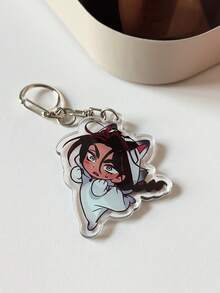 6 móc khóa Acrylic, phụ kiện Anime, mặt dây chuyền điện thoại hoạt hình, móc chìa khóa ô tô, đồ trang trí ba lô học sinh, phụ kiện túi sân khấu người ngoài hành tinh, móc chìa khóa nhung hoạt hình, dây đeo túi quà Halloween có ngăn đựng thẻ ID, phụ kiện ô tô, móc khóa túi - Nhiều màu - Xem 7