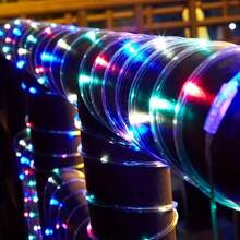 1pc 50/100/200/300 LED Solar Tube Light, Waterproof Commercial Street Lamp With 8 Lighting Modes, Outdoor Waterproof Garden Tree Light, Patio Lawn Wedding Valentine's Day Decorative Light. Fall Decor Christmas Decor House Decor Outdoor Decor