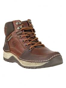 Botas Para Hombre Lobo Solo Tp Besani Aventura Urbanas Impermeables Antideslizantes Resistentes Al Desgaste Con Suela De Goma Duradera Y Plantilla Amortiguada Para Senderismo Montaña Y Uso Diario - Marrón - Ver 5