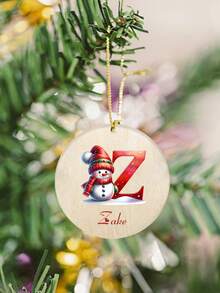 LICVIC 1 pezzo Decorazioni natalizie personalizzate, decorazioni natalizie personalizzate con nome, decorazioni per albero di Natale, set di decorazioni natalizie, decorazioni natalizie per interni, decorazioni natalizie per albero di Natale, decorazioni natalizie carine per la famiglia, regali di Natale personalizzati. Regali personalizzati per donne, uomini, madre, padre, mamma, papà