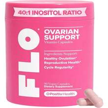 O Positiv FLO Ovarian Health Support - Hormone Balance For Women, Supplement With DIM, Myo &Amp; D-Chiro Inositol, Folic Acid - Supports Healthy Ovulation, Cycle Regularity - 30 Servings - Flavor NameA - 查看 1