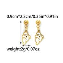 Ghost Earrings Pumpkin Dangle Earrings Halloween Jewelry For Women Spooky Halloween Costumes Accessories