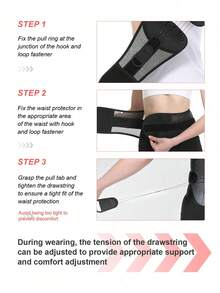 1 قطعة حزام خصر رياضي لتشكيل الجسم، مدرب الخصر، صدرية، حماية الخصر، دعم أسفل الظهر، قابل للتنفس، ناعم ومريح، مناسب للرياضات الخارجية والتخييم واللياقة البدنية، مناسب للجنسين