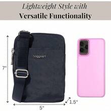 Baggallini Modern Take Two RFID Crossbody - French Navy - View 5