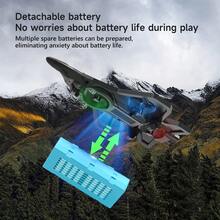 AXNEN L101 Remote Control Drone Toy, Glider/Fighter Plane Toy, Adjustable Speed, Headless Mode, Colorful Lights, Perfect Gift For Halloween And Christmas