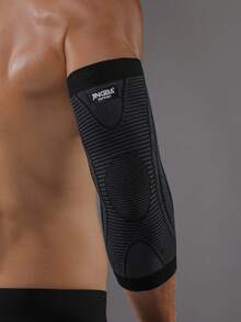 JINGBA SUPPORT 1 Pc Breathable Compression Elbow Support Sleeve For Basketball & Weightlifting For Women Men - Black - View 2