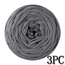 1/3 Pcs T-Shirt Yarn, Woven Fabric Knitted Yarn, Used For Crocheting And Knitting Bags, Cushions, Dolls, Handicraft Crochet Projects - Multicolor - View 68