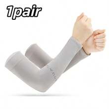 1 Paar Sonnenschutz Kühlende Armstulpen Kompression - Tattoo Cover-Up - Sonnenschutzärmel für Herren Jugendliche Schwarz Armstulpe