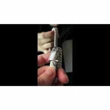 1PC Men's Stainless Steel Braided Square Reversible Chain Magnetic Buckle Bracelet - 銀色的 - 查看 7