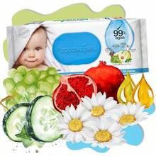 AQUAWIPES Pack 12 Paquetes Toallitas Húmedas x50 unidades| Total 600 Toallitas| Para Bebé| Suaves y Delicadas - 50 Unidad (Paquete de 12) - Ver 5