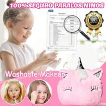 Maquillaje para Niñas-11 pcs, Kit De Maquillaje De Simulación No Tóxico, Set de Maquillaje para Niñas, Juego de Cosméticos de Juguete, Regalos para Niñas, Apto para Niños - 1 - Ver 7