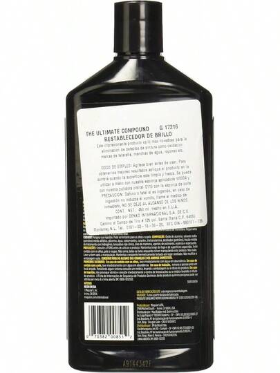 Meguiar's Oficial Ultimate Compound Restaurador de Pintura G17216 450 ml