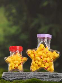 Star Shaped Resin Animal Ducklings, Miniature Animal Gadgets, Suitable For Indoor And Outdoor Tabletop Decorations, Fairy Garden Accessories, And Miniature Figurine Decorations. They Are Perfect As Holiday Gifts For Halloween And Christmas Stocking Fillers