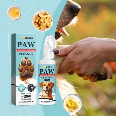 Limpiador de patas para gatos y perros - Fórmula suave de limpieza, hidratación y nutrición para las patas de gatos y perros