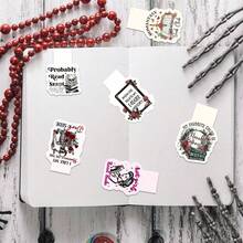 Dark Romance Magnetic Bookmark Gifts 8Pcs Funny Book Mark Magnets Flower Skull Bookmarks Magnetic Romance Magnets Bookmark Page Clip Gift For Women Men Book Lovers Students Teachers Reading - 黑暗浪漫 - 查看 2