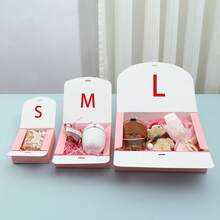 10pcs/5pcs/2pcs - White/Black/Pink/Brown Gift Box With Lid, Gift Box With Ribbon For Bridesmaid Proposal Box, Gift Box For Wedding, Birthday Gift, Shower Party And Other Parties, Valentine's Day Gifts, Valentine Day,Packaging, Birthday, DIY Making, Beauty Storage BOX