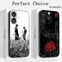 ,  iPhone-Hülle, klassische japanische Anime  Kaneki Handyhülle für iPhone 16 16e 15 14 13 12 11 Plus Mini Pro Max weiche schwarze stoßfeste Abdeckung - Z3 - Übersicht 1