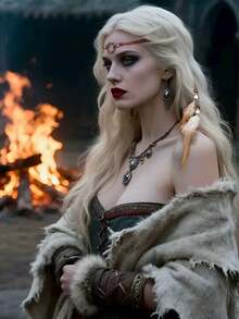 1件优雅圣诞嘉年华派对表演头带 - 轻盈涤纶和布料波西米亚北欧风配饰