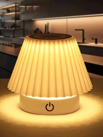 1pc Rechargeable LED Table Light RetractableBedsides Room Night Stand Warm Reading Light Bedroom Night Lights Home Decor Desk Light