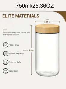 玻璃罐、带盖隔夜燕麦容器、厨房玻璃罐、带盖燕麦容器、带木盖玻璃密封食品罐、玻璃杯、食品储存容器、调味罐、燕麦杯、酸奶杯、早餐杯、谷物罐、沙拉杯、可放入洗碗机、用于酸奶、沙拉和谷物 - 彩色 - 查看 10