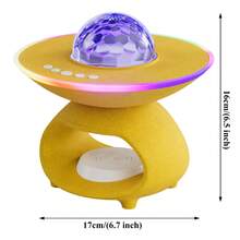 Moderne RGB Projektionslampe - Dekorative Tischlampe, USB aufladbarer Lautsprecher, perfektes Festival-Geburtstagsgeschenk für Freunde