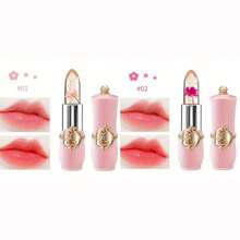 YZAK 1 pièce Baume à lèvres en gelée de fruits 0,12 oz, hydratant, avec changement de couleur sensible à la température, longue tenue, nourrissant. Convient à tous les types de peau - #1+#2 - Voir 3