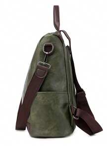 Women's Fashion Anti-Theft Backpack - Army Green - View 4