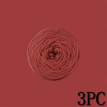 1/3 Pcs T-Shirt Yarn, Woven Fabric Knitted Yarn, Used For Crocheting And Knitting Bags, Cushions, Dolls, Handicraft Crochet Projects - Multicolor - View 32