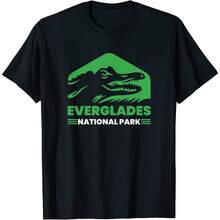 Everglades National Park Alligator Classic T-Shirt Size M To 4XL - 黑色8 - 查看 1