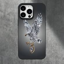 Fundas y carcasas protectoras para teléfono con diseño de murciélago negro y orificios grandes. Compatibles con phone 16 Pro Max, 16, 15 Pro, 14, 14 Plus/14 Pro Max, 13, 13 Pro, 12 Pro, 11/11 Pro y la serie Pro. Regalos para cumpleaños y festividades - Negro - Ver 8