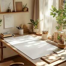 1 peça de tapete de mesa com proteção para os olhos, tapete de escritório, mouse pad grande, papel mata-borrão de couro sintético antiderrapante, mesa de laptop, tapete de mesa para maquiagem com unhas, tapete de mesa de centro, tapete de penteadeira, toalha de mesa extra grande, bloco de escrita à prova d'água para escritório e casa, à prova d'água, à prova de óleo, resistente ao desgaste, tapete de mesa de jantar sem necessidade de lavagem, adequado para uma variedade de mesas