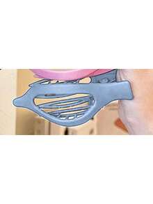 4个/1个装 女士 4.72英寸/12厘米 白色、黑色、蓝色、粉色 超大轻便塑料发夹，时尚百搭 高端优雅 简约纯色发爪配饰，适合日常外出、休闲、派对、通勤、盘发、洗发、化妆、搭配服装、上学、大学、粉色发夹、少女风、发饰、情人节配饰