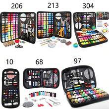 1 Set Portable Sewing Kit, Home Sewing Tools, Thread Box, Mending Needles, Sewing Accessories (Random Color)