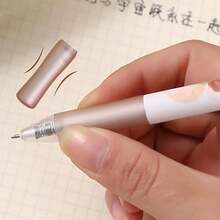 At The Beginning Of The School Year, The Students Chased After Me Asking Where I Bought This Pen!!! 4 High-Quality, Highly Attractively- Pens With A Retractable Flower Shape, 0.5 Mm Black Ink Gel Pen, Cute Aesthetic Pen For Women, Office And School Pen, Office And School Supplies Back To School