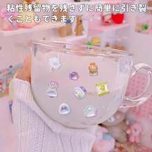 Stickers Cute 8-Piece Set 3D Reward Stickers Glitter Girl Decorative Stickers For Mobile Phone Decoration DIY Notepad With Sticky Handicraft Supplies Gifts