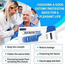 Pulsovital Pasta de barrera de la piel 60g,protectores de Colostomía,Barrera de la piel de la Colostomía,Prevenir fugas y corrosión - Gris - Ver 3