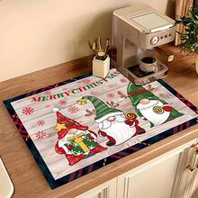 1 pieza Cubierta superior de horno. La alfombra de mesa de barro de diatomeas es adecuada para cocina eléctrica, estufa, fregadero, secado rápido, drenaje de cocina y decoración navideña de cocina. - Multicolor - Ver 32