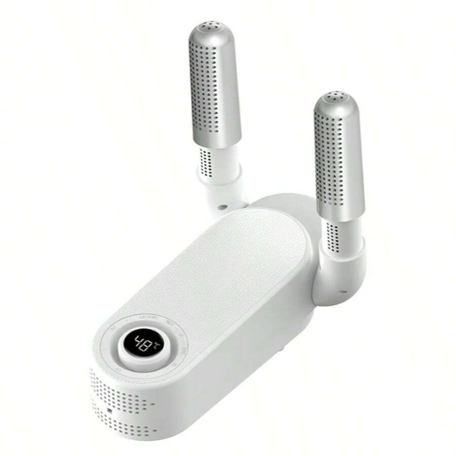 Purple Light Activated Carbon Fast Heating Shoe Dryer, Foldable And Storable, Intelligent Timing And Constant Temperature System, Fast Shoe Drying Artifact - White - View 1