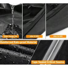 Funda para barbacoa Raweao Kettle, funda impermeable para barbacoa Weber, funda redonda para cocinar al aire libre - Negro - Ver 5