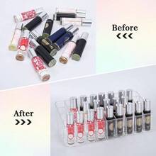 Rollerball Perfume Organizer, Beauty Scent Holder, 36 Space Acrylic Perfume Organizer Refillable Container Tall Scented Oil Storage Display, Makeup Lipgloss Lipstick Display - Initial - View 5