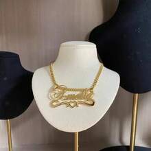 Customized Name Necklace, Heart Crown Necklace, Personalized Cuban Link Name Necklace, Perfect Birthday Gift - Multicolor 3 - View 4