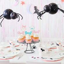 D24 PCS Halloween Gender Reveal Cupcake Toppers Pink Blue Glitter Ghost Halloween Booy Or Ghoul Cupcake Picks For Halloween Gender Reveal Theme Birthday Party Cake Decorations Supplies10