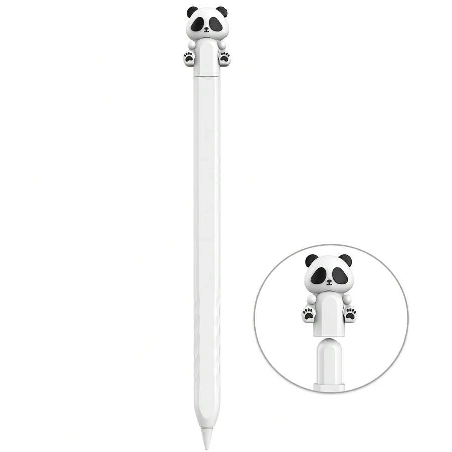 可爱铅笔盒兼容 Apple Pencil 硅胶保护套 套配件兼容 IPencil 磁力充电和双击