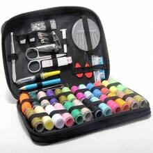 1 Set Portable Sewing Kit, Home Sewing Tools, Thread Box, Mending Needles, Sewing Accessories (Random Color)