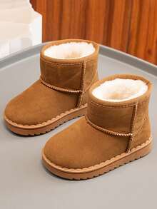 1 Pair Kids Snow Boots, Children's Boots, Infant Boots, 2025 New Winter Season, Boys & Girls, Warm Thermal Lining, Thick & Padded
